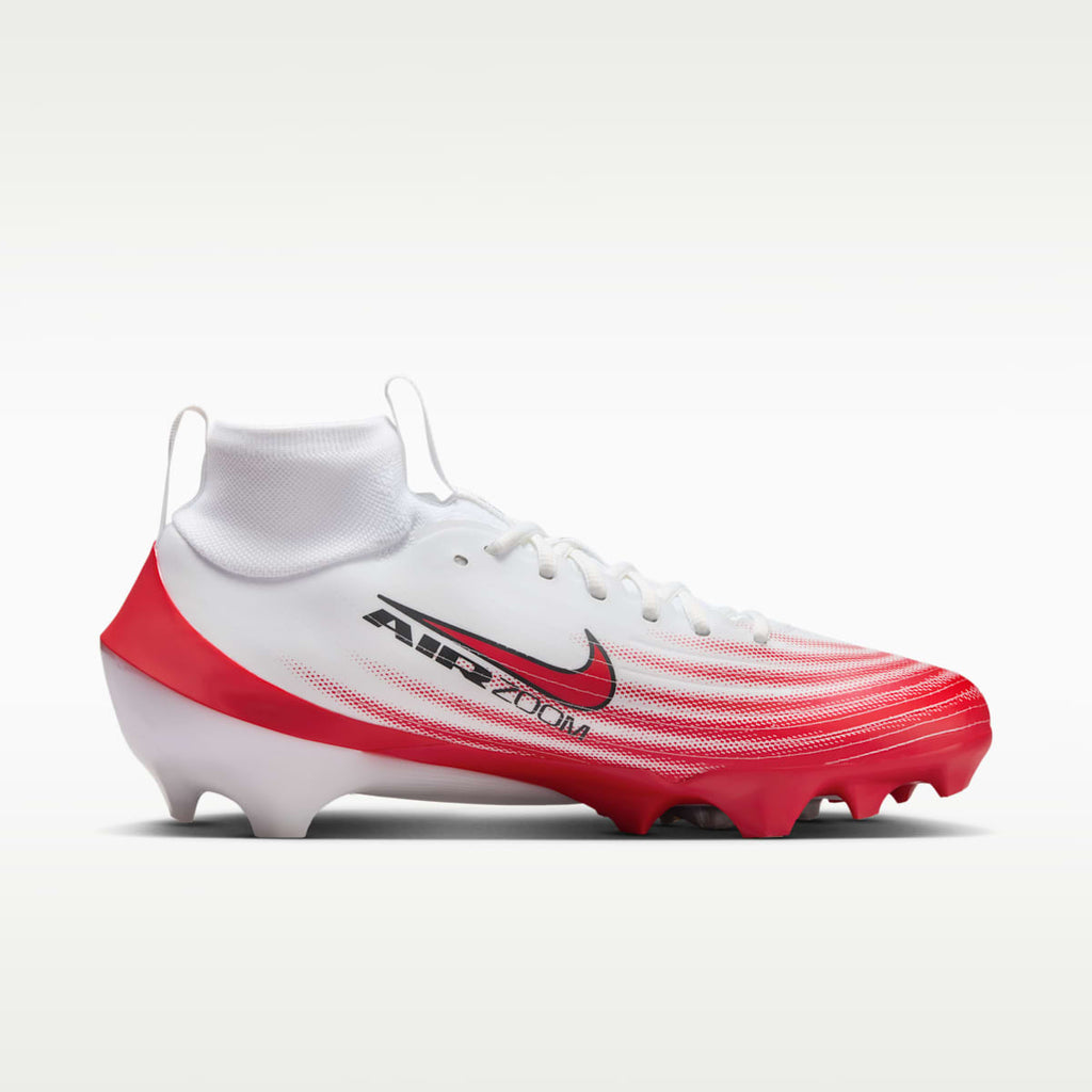 Nike Vapor Pro 1 Football Cleats - White/University Red/Black - Image 3