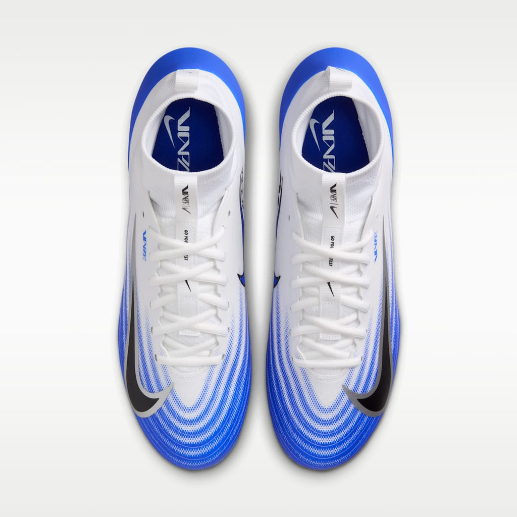 Nike Vapor Pro 1 Football Cleats - White/Racer Blue/Black - Image 4