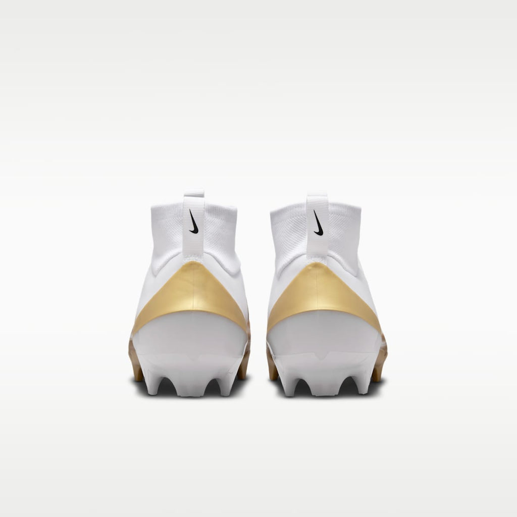 Nike Vapor Pro 1 Football Cleats - White/Metallic Gold/Black - Image 6