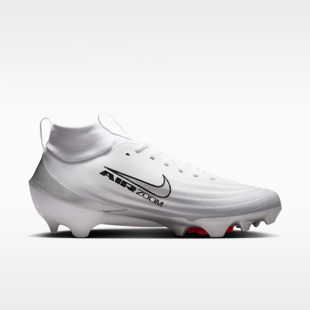 Nike Vapor Pro 1 Football Cleats - White/Black/Summit White/Metallic Silver - Image 3