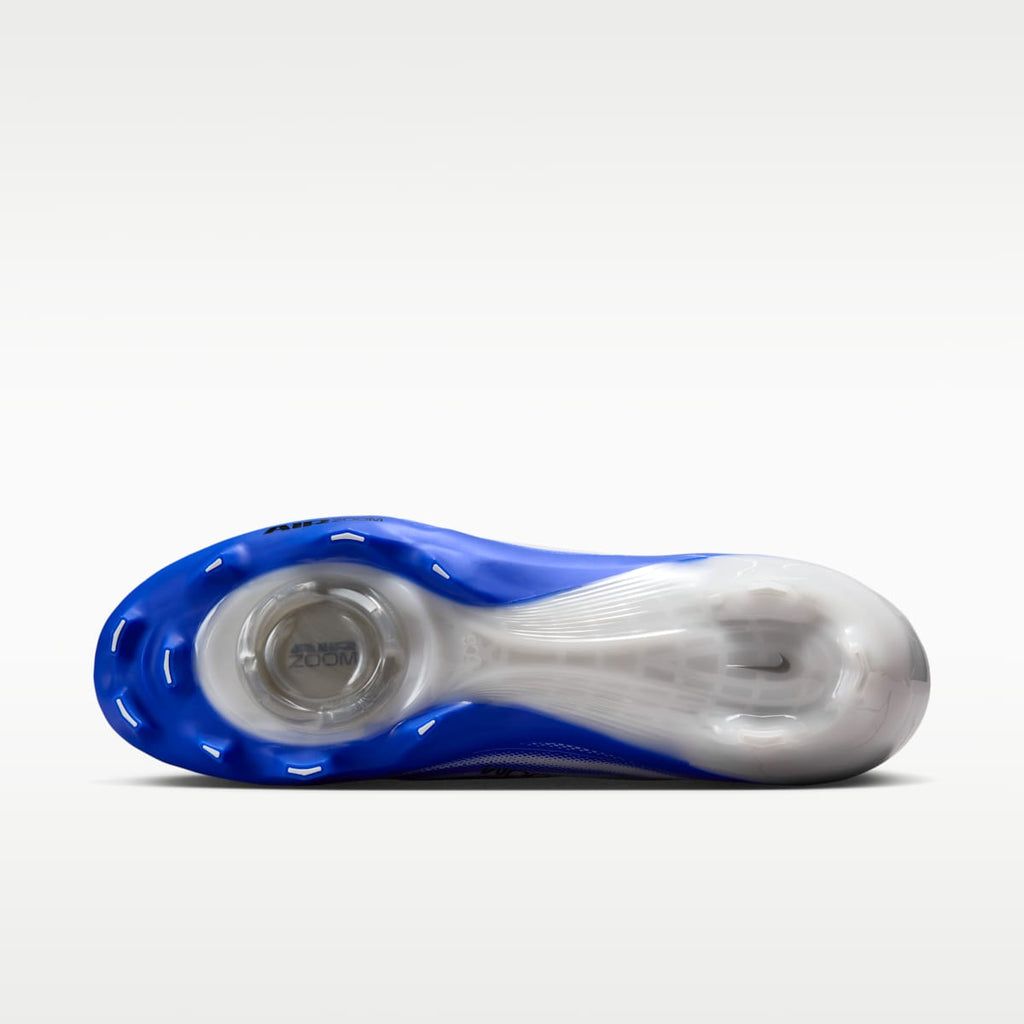 Nike Vapor Pro 1 Football Cleats - White/Racer Blue/Black - Image 2