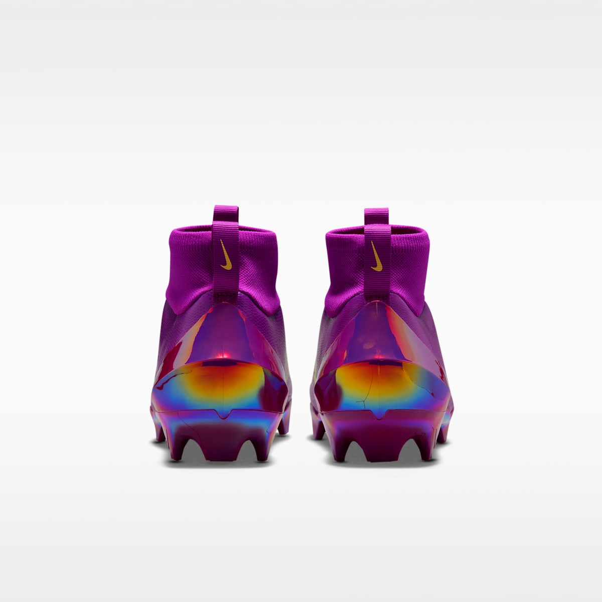 Nike Vapor Pro "CeeDee Lamb" Football Cleats - Vivid Purple/Orange Pulse/Tangerine Tint/Metallic Silver - Image 6