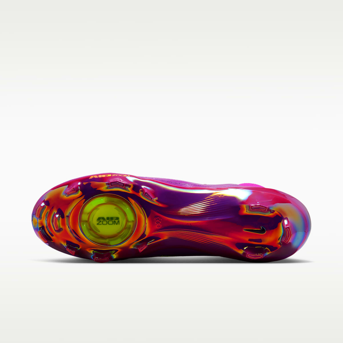 Nike Vapor Pro "CeeDee Lamb" Football Cleats - Vivid Purple/Orange Pulse/Tangerine Tint/Metallic Silver - Image 2