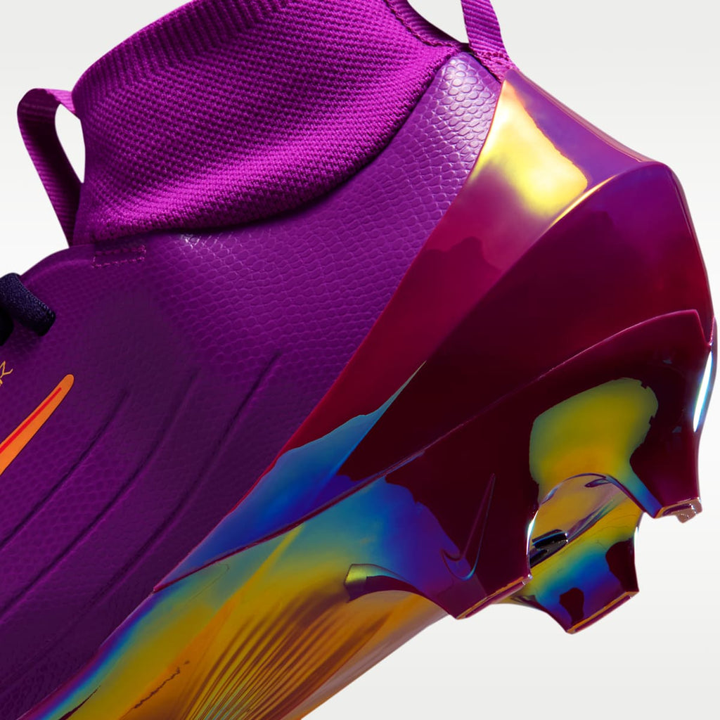 Nike Vapor Pro "CeeDee Lamb" Football Cleats - Vivid Purple/Orange Pulse/Tangerine Tint/Metallic Silver - Image 8