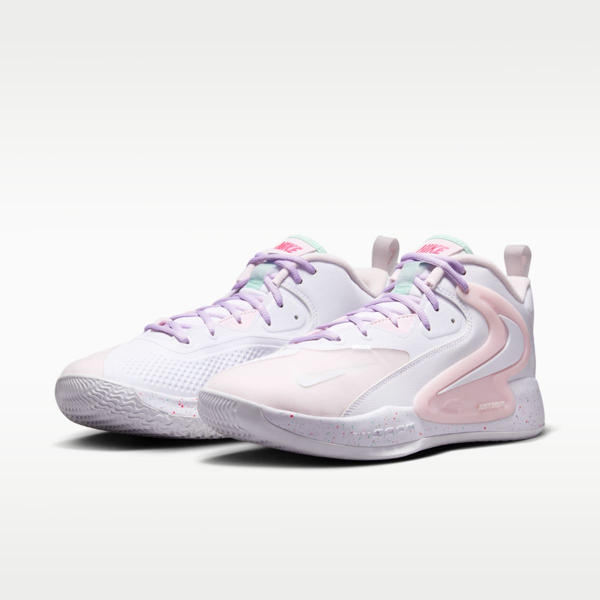 Nike HyperSet 2 SE Volleyball Shoes - White/Arctic Pink/Hyper Pink/White - Image 5