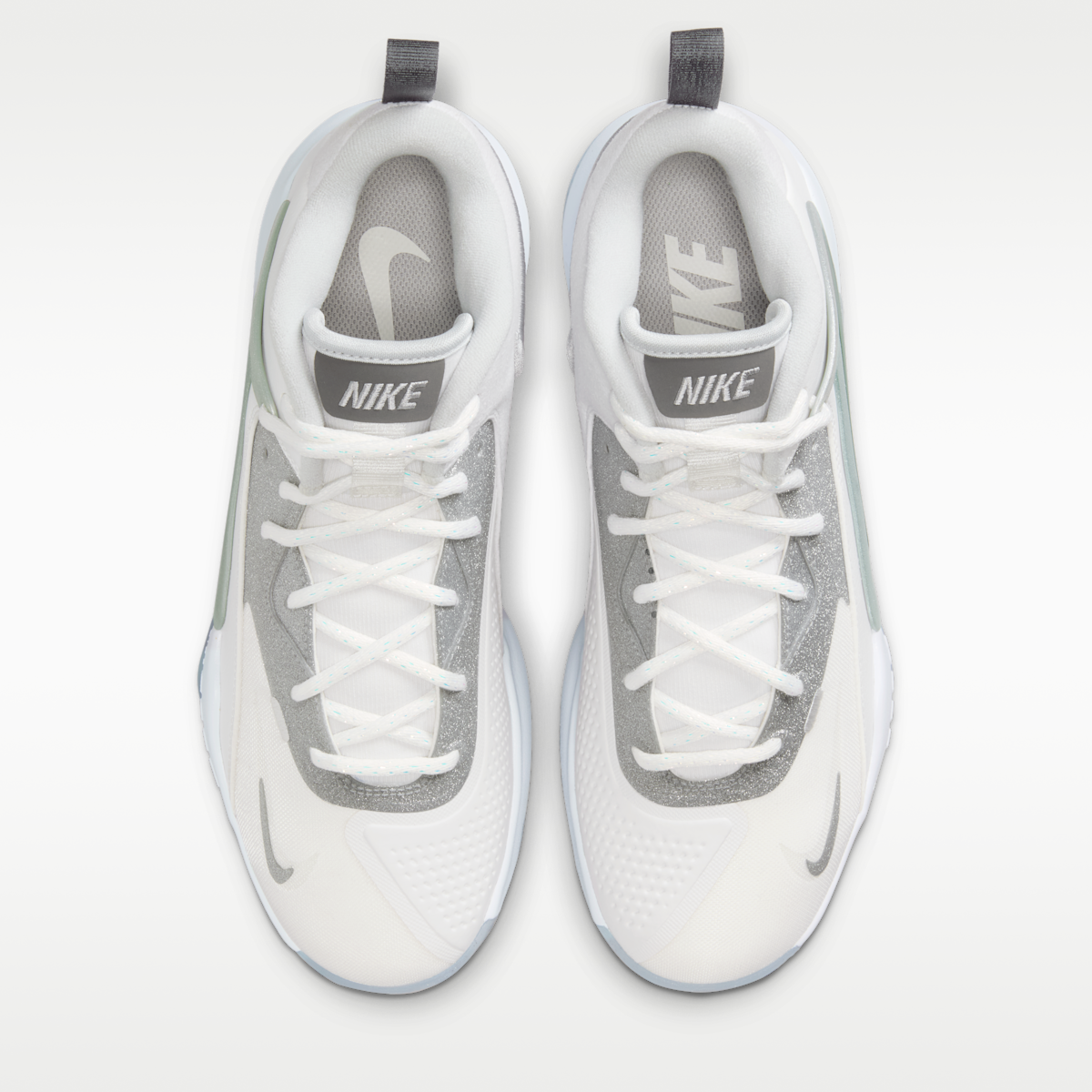 Women's Nike HyperSet 2 SE Volleyball Shoes - Summit White/Pure Platinum/White/Iron Grey