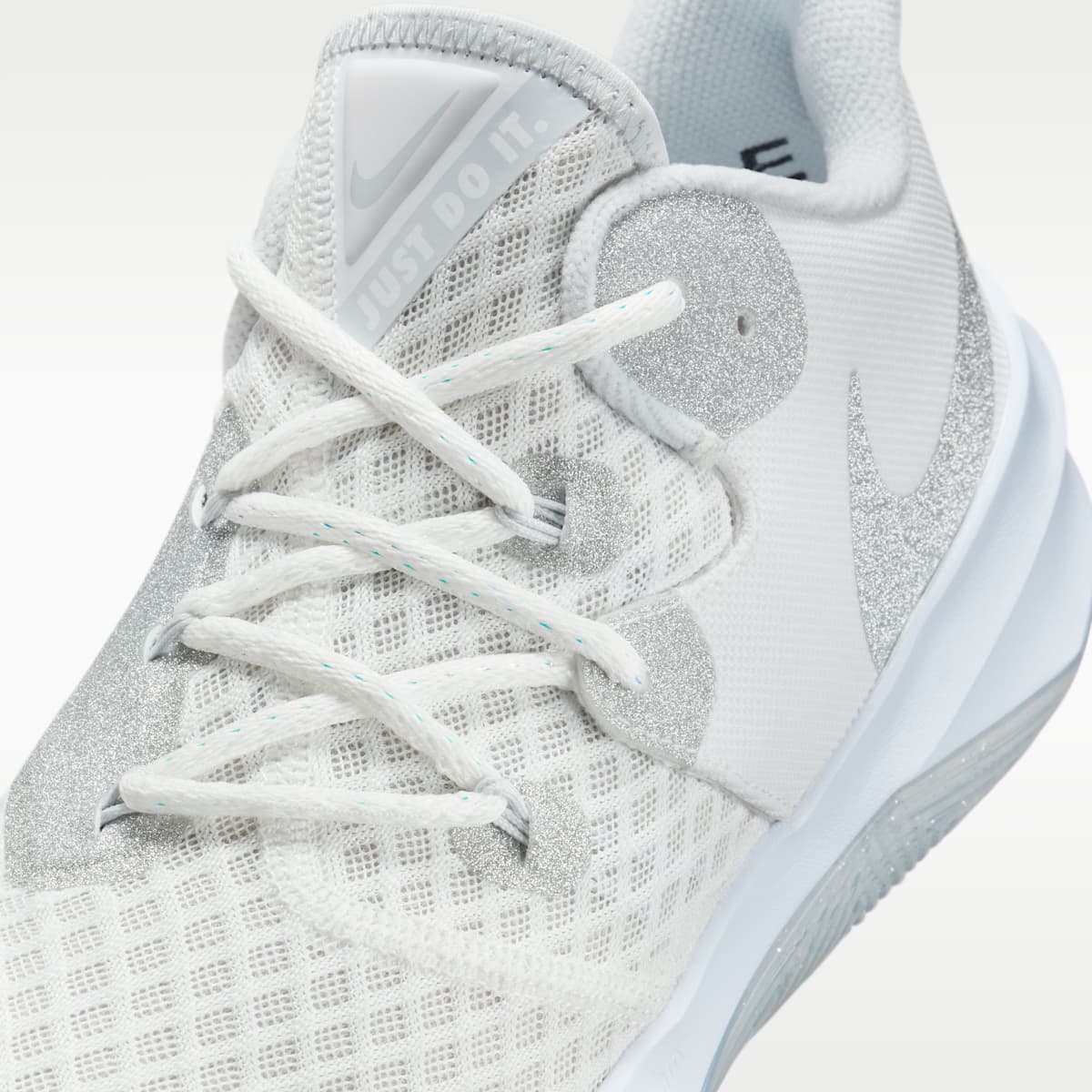 Nike Zoom Hyperspeed Court SE Volleyball Shoes - Summit White/Pure Platinum/Black - Image 7