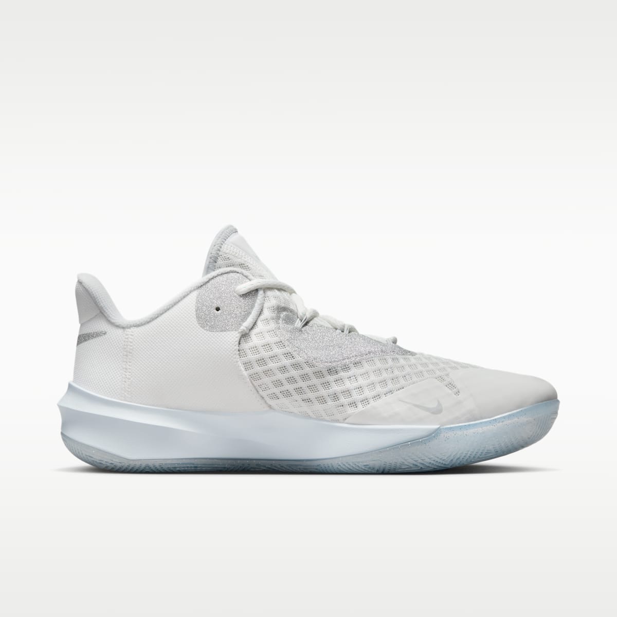 Nike Zoom Hyperspeed Court SE Volleyball Shoes - Summit White/Pure Platinum/Black - Image 3