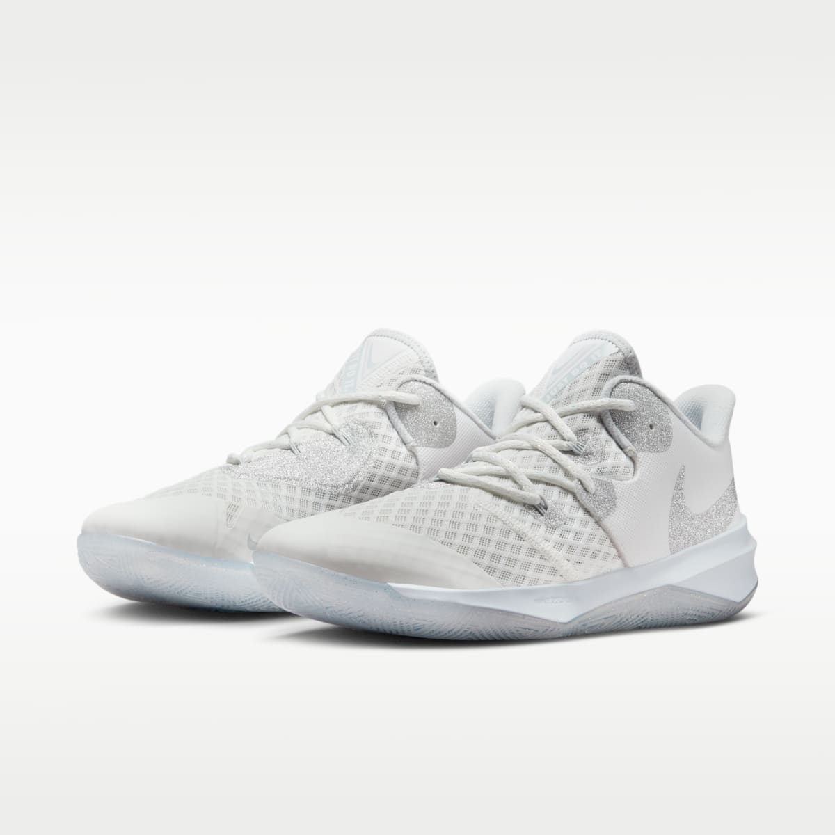 Nike Zoom Hyperspeed Court SE Volleyball Shoes - Summit White/Pure Platinum/Black - Image 5