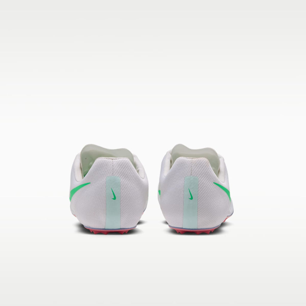 Nike Zoom Ja Fly 4 Track & Field Sprinting Spikes - Summit White/Aluminum/Atomic Pink/Electro Green - Image 6