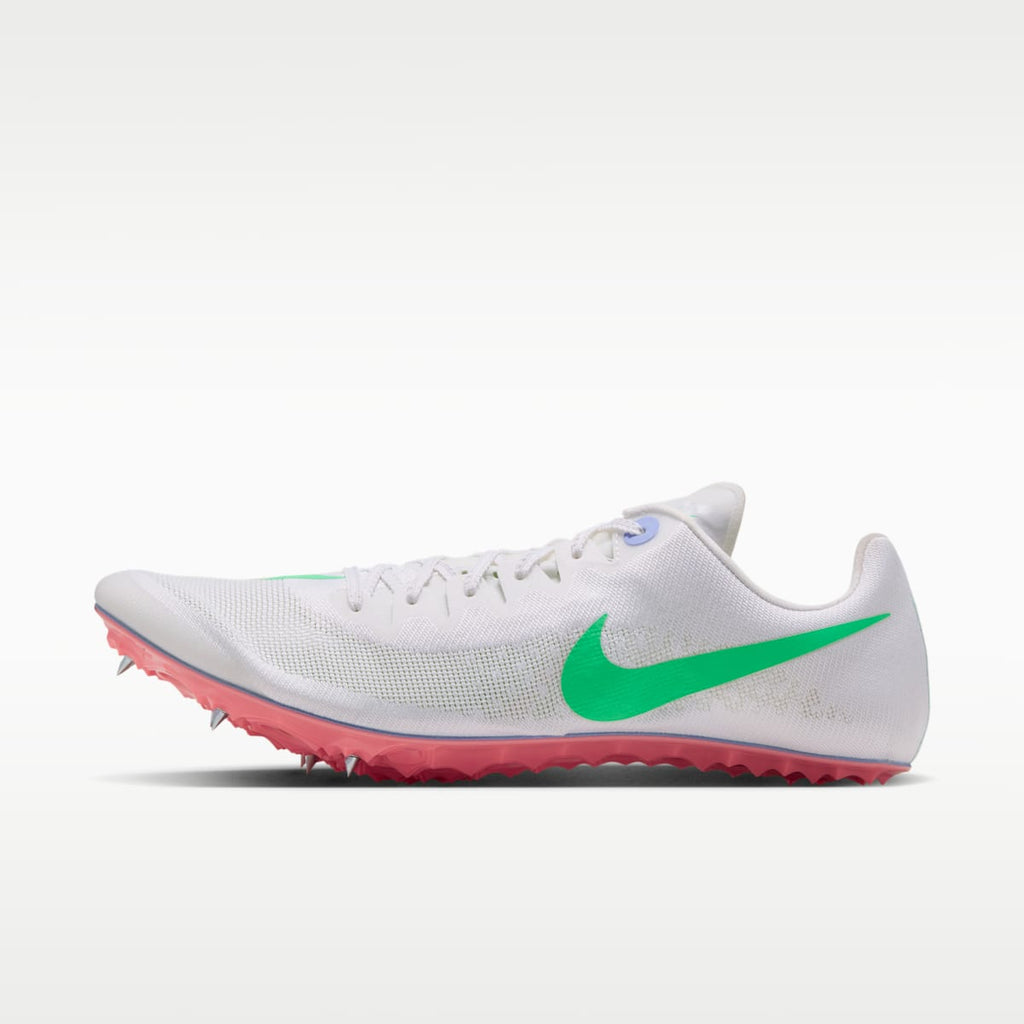 Women's Nike Zoom Ja Fly 4 Track & Field Sprinting Spikes - Summit White/Aluminum/Atomic Pink/Electro Green