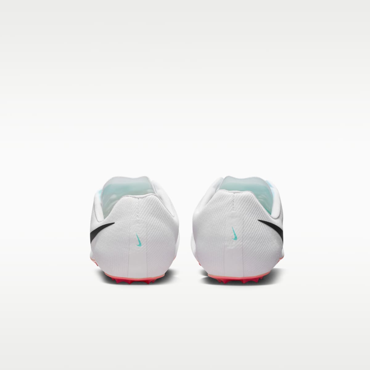 Women's Nike Zoom Ja Fly 4 Track & Field Sprinting Spikes - White/Bright Crimson/Hyper Violet/Obsidian