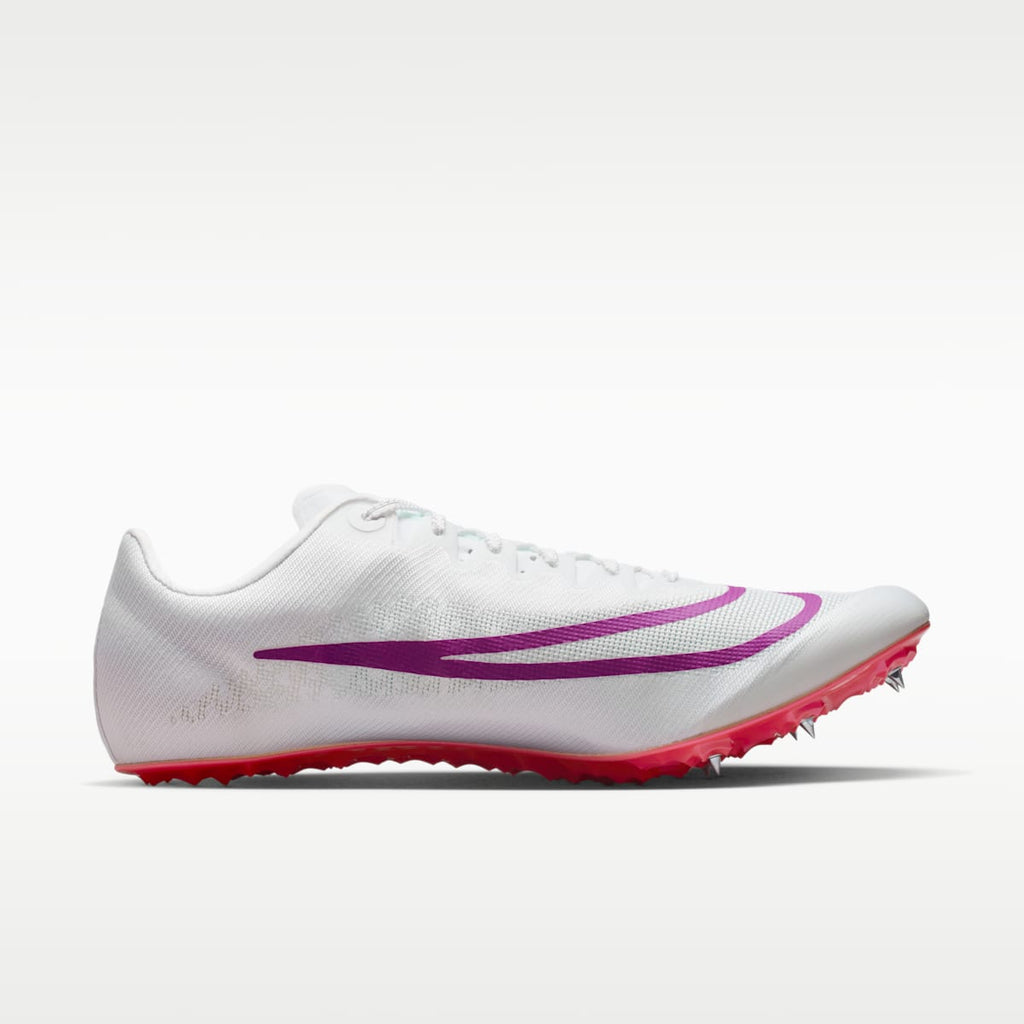 Nike Zoom Ja Fly 4 Track & Field Sprinting Spikes - White/Bright Crimson/Hyper Violet/Obsidian - Image 3