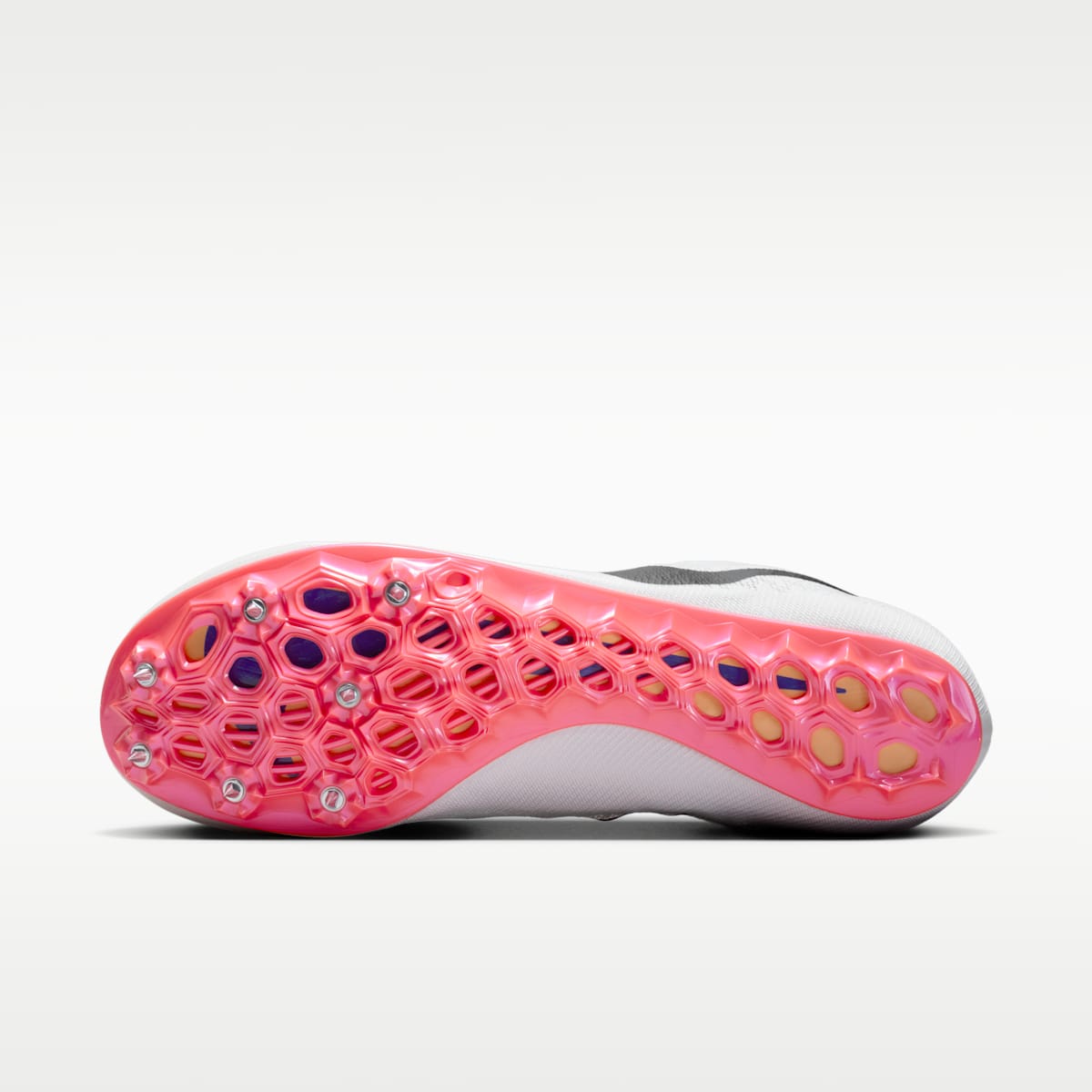 Nike Zoom Ja Fly 4 Track & Field Sprinting Spikes - White/Bright Crimson/Hyper Violet/Obsidian - Image 2