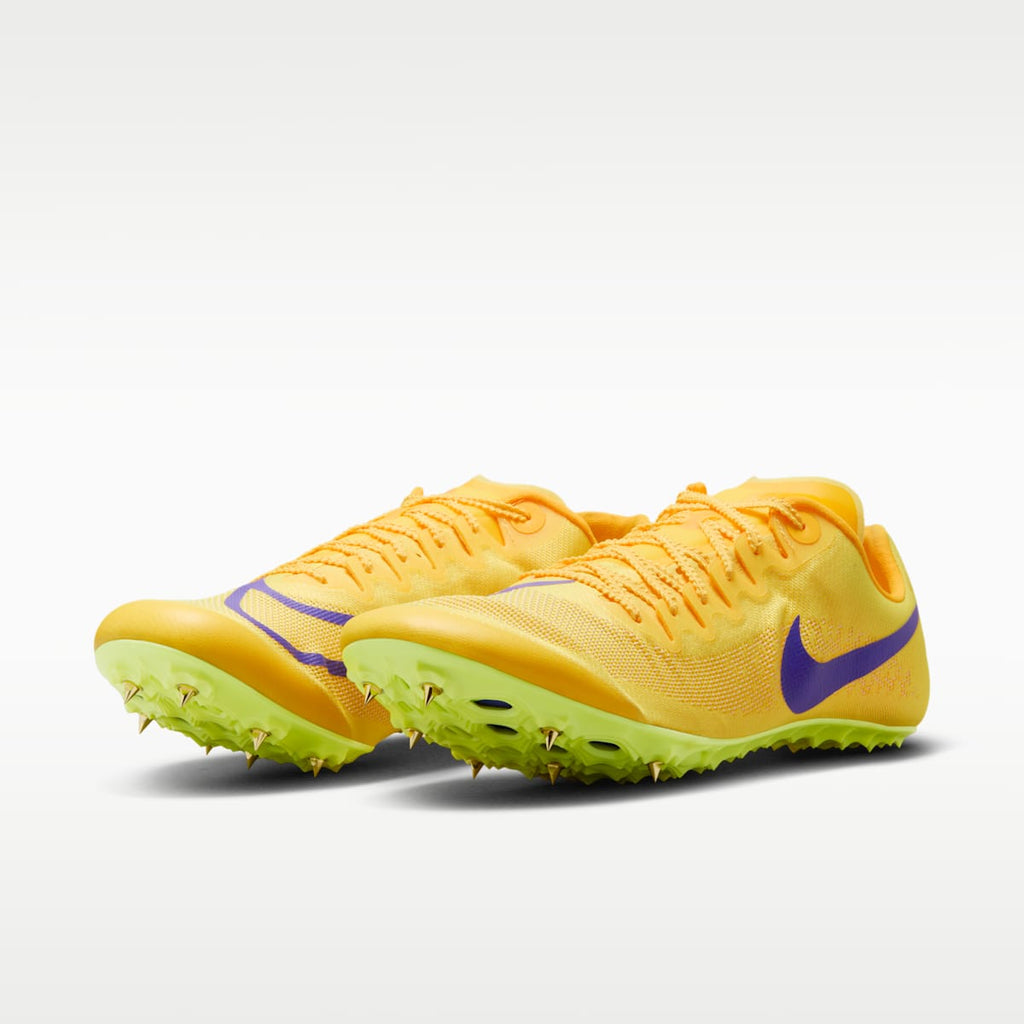 Women's Nike Zoom Ja Fly 4 Track & Field Sprinting Spikes - Citron Pulse/Volt Ice/University Gold/Indigo Burst