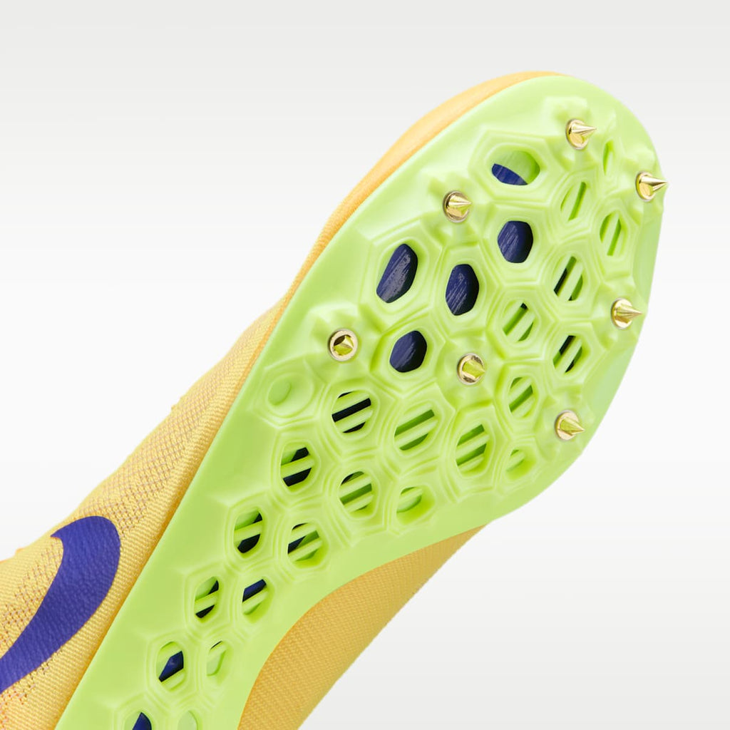 Women's Nike Zoom Ja Fly 4 Track & Field Sprinting Spikes - Citron Pulse/Volt Ice/University Gold/Indigo Burst