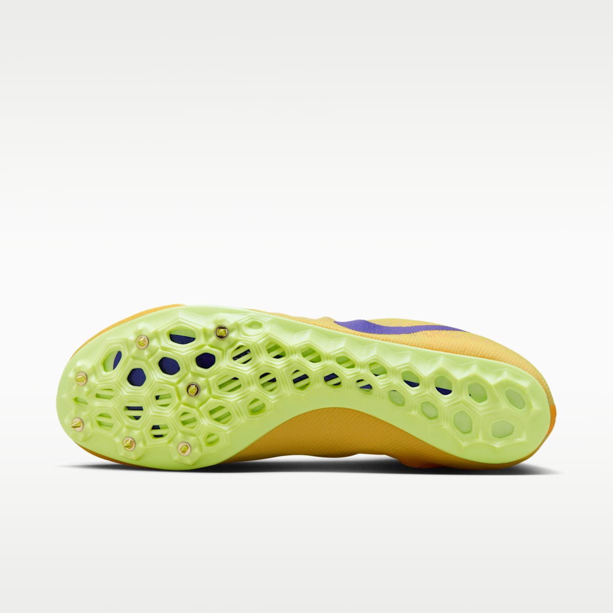 Women's Nike Zoom Ja Fly 4 Track & Field Sprinting Spikes - Citron Pulse/Volt Ice/University Gold/Indigo Burst
