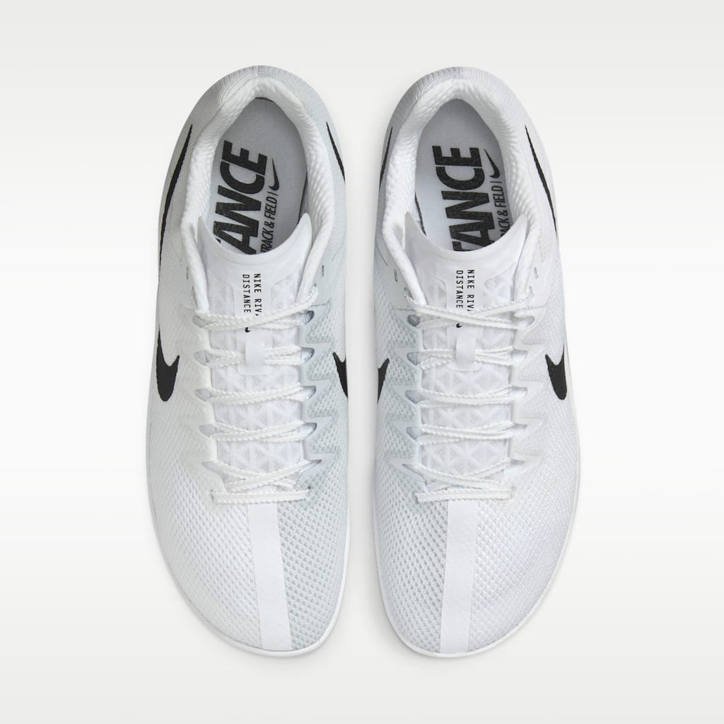 Nike Zoom Rival Distance Track & Field Distance Spikes - White/Metallic Silver/Black - Image 4