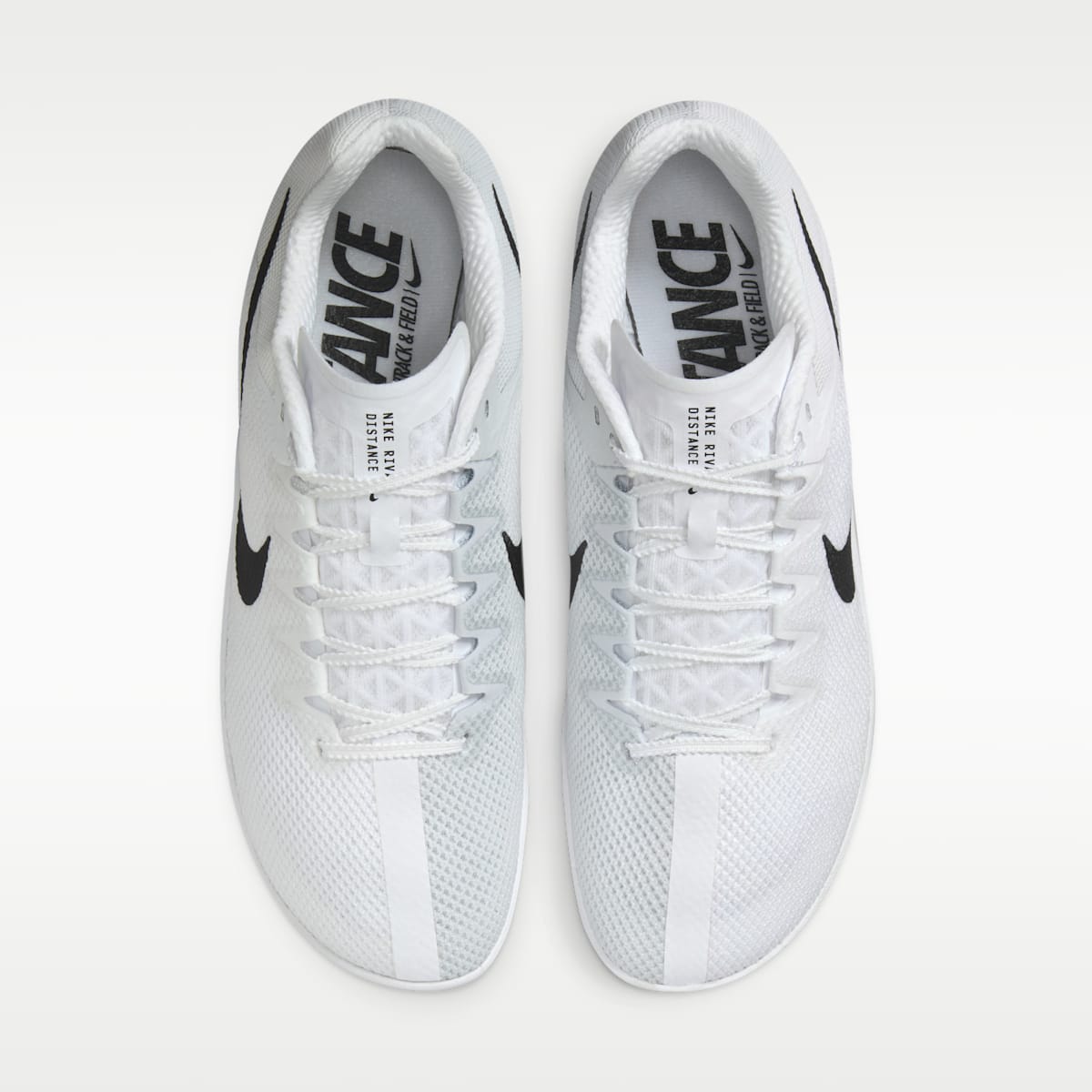 Nike Zoom Rival Distance Track & Field Distance Spikes - White/Metallic Silver/Black - Image 4