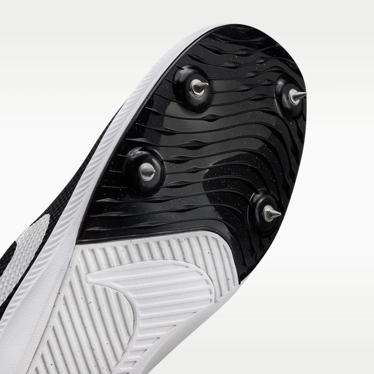 Nike Zoom Rival Distance Track & Field Distance Spikes - Black/Black/Metallic Silver - Image 7