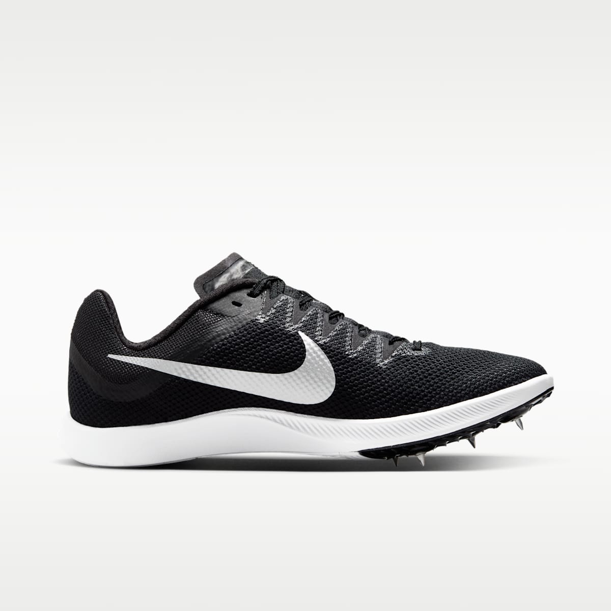 Nike Zoom Rival Distance Track & Field Distance Spikes - Black/Black/Metallic Silver - Image 3