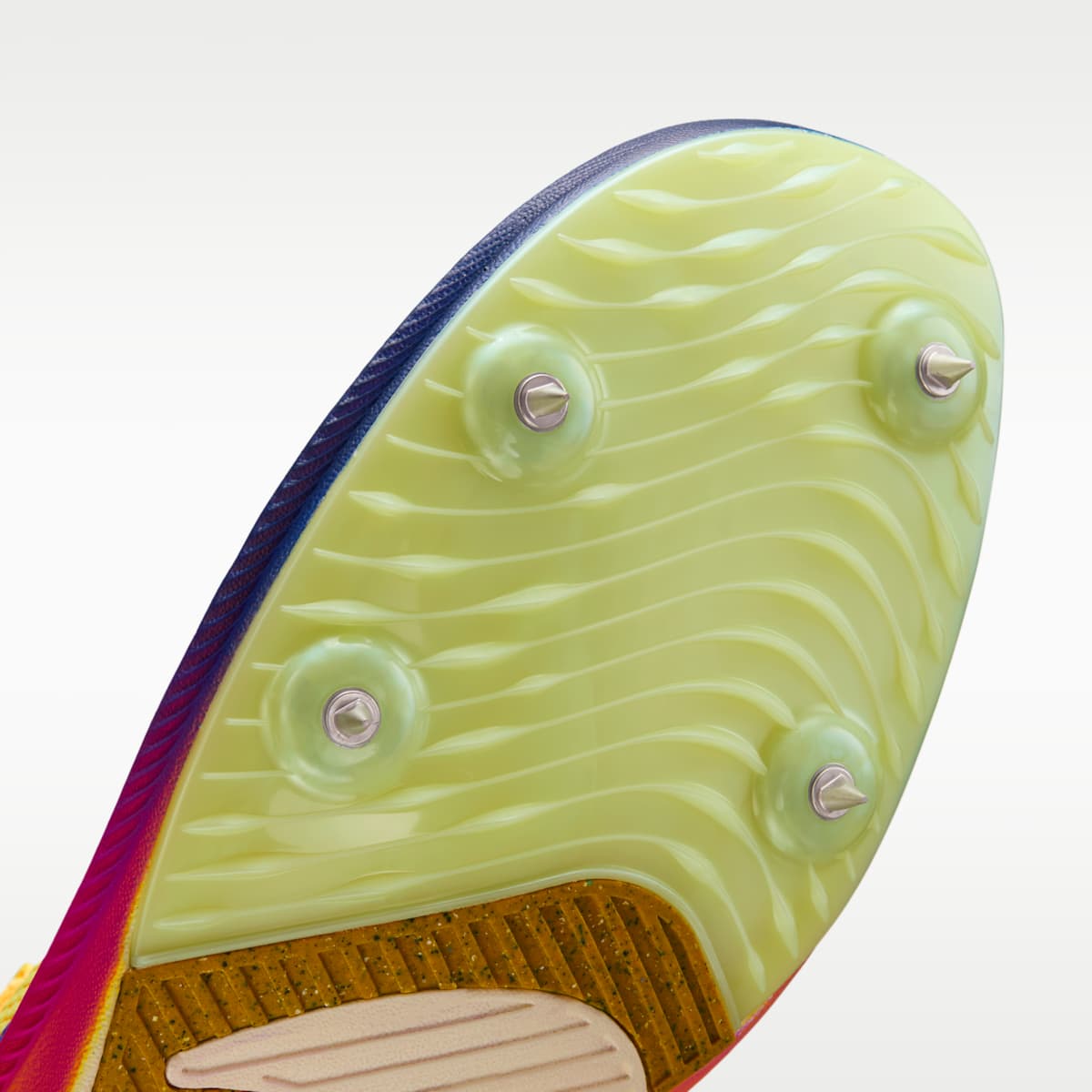 Nike Zoom Rival Distance Track & Field Distance Spikes - Citron Pulse/Hyper Violet/Volt Glow/Indigo Burst - Image 7