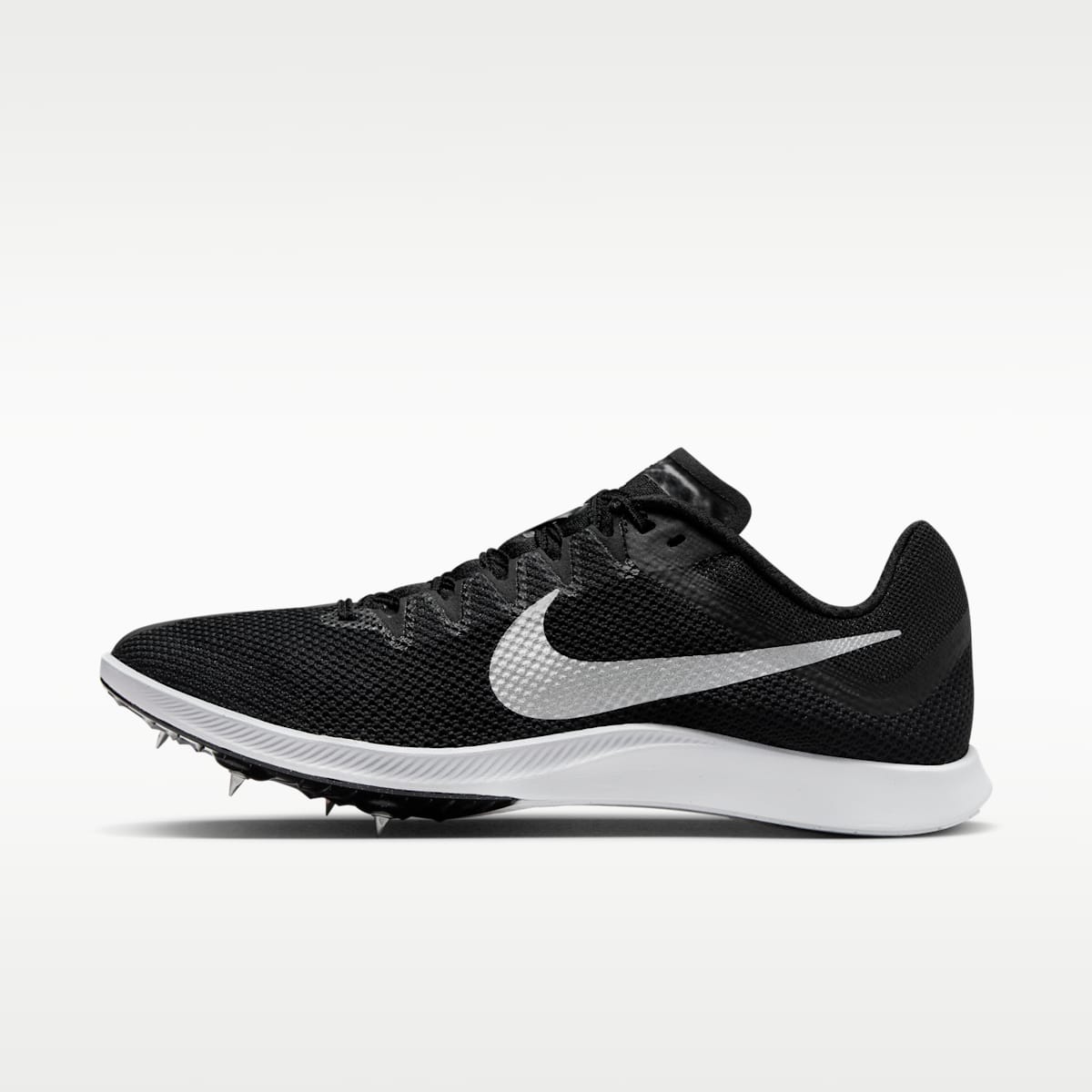 Nike Zoom Rival Distance Track & Field Distance Spikes - Black/Black/Metallic Silver - Image 1