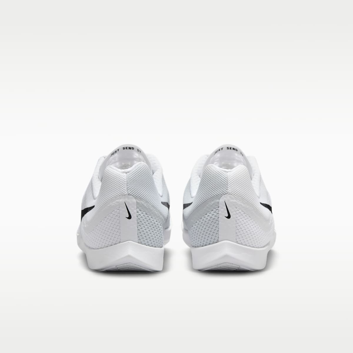 Nike Zoom Rival Distance Track & Field Distance Spikes - White/Metallic Silver/Black - Image 6