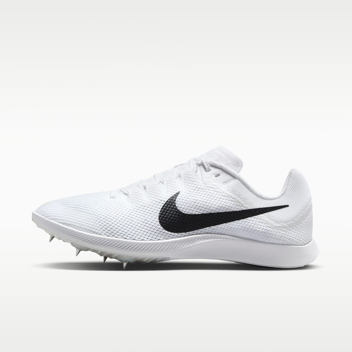 Nike Zoom Rival Distance Track & Field Distance Spikes - White/Metallic Silver/Black - Image 1