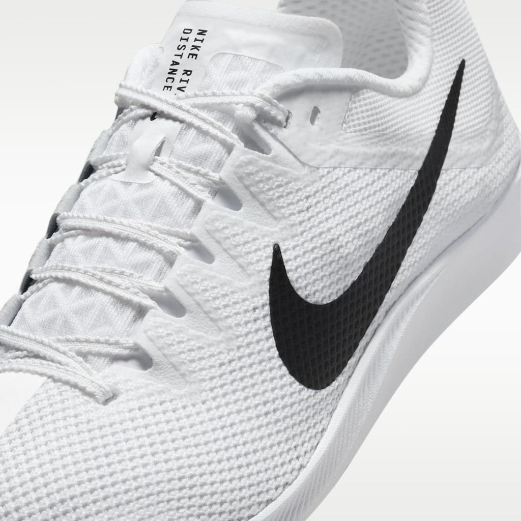 Nike Zoom Rival Distance Track & Field Distance Spikes - White/Metallic Silver/Black - Image 8