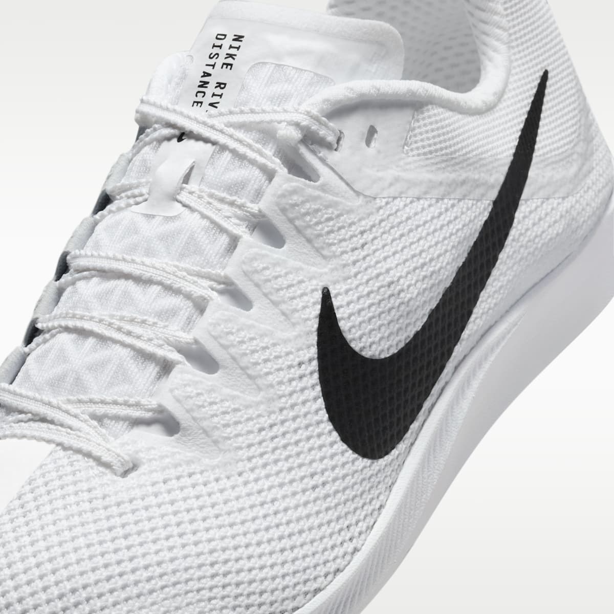 Nike Zoom Rival Distance Track & Field Distance Spikes - White/Metallic Silver/Black - Image 8
