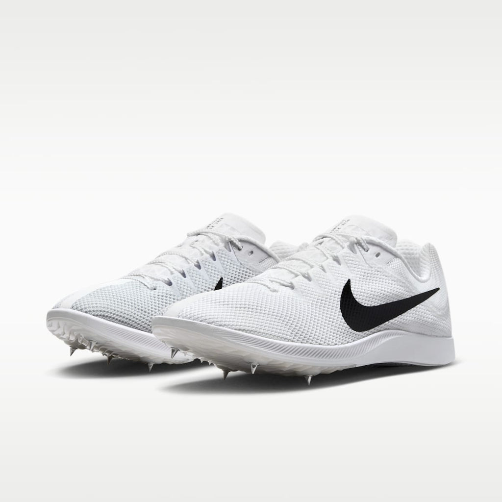 Nike Zoom Rival Distance Track & Field Distance Spikes - White/Metallic Silver/Black - Image 5
