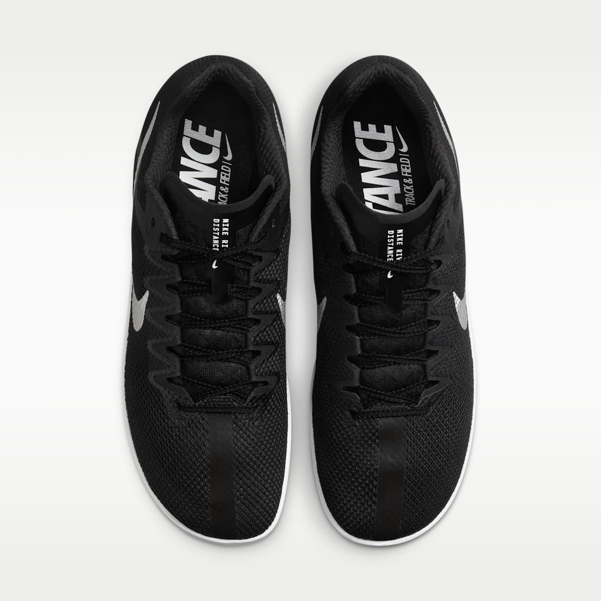 Nike Zoom Rival Distance Track & Field Distance Spikes - Black/Black/Metallic Silver - Image 4