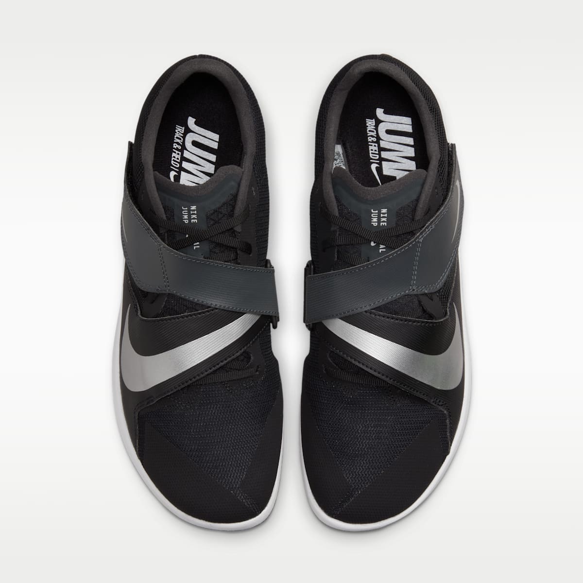 Women's Nike Zoom Rival Jump Track & Field Jumping Spikes - Black/Dark Smoke Grey/Light Smoke Grey/Metallic Silver
