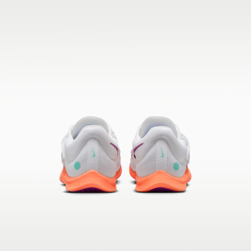 Women's Nike Zoom Rival Jump Track & Field Jumping Spikes - White/Hyper Turquoise/Bright Crimson/Obsidian