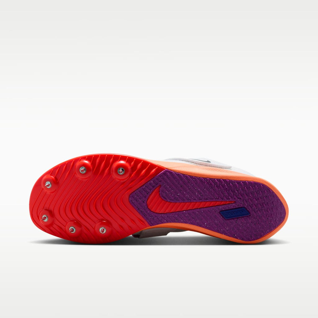 Women's Nike Zoom Rival Jump Track & Field Jumping Spikes - White/Hyper Turquoise/Bright Crimson/Obsidian