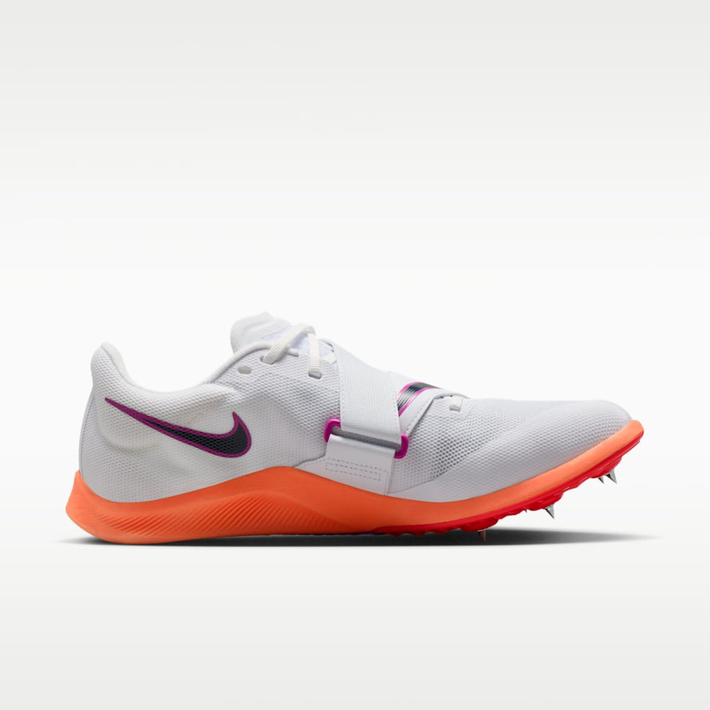 Women's Nike Zoom Rival Jump Track & Field Jumping Spikes - White/Hyper Turquoise/Bright Crimson/Obsidian