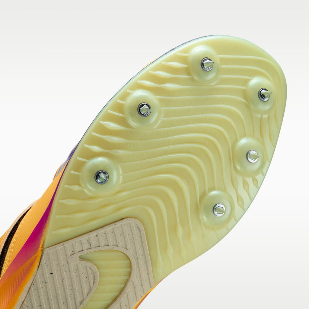 Nike Zoom Rival Jump Track & Field Jumping Spikes - Citron Pulse/Volt Glow/Hyper Violet/Indigo Burst - Image 7