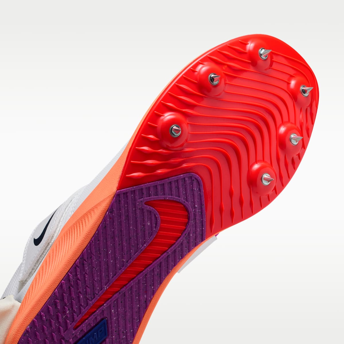 Women's Nike Zoom Rival Jump Track & Field Jumping Spikes - White/Hyper Turquoise/Bright Crimson/Obsidian