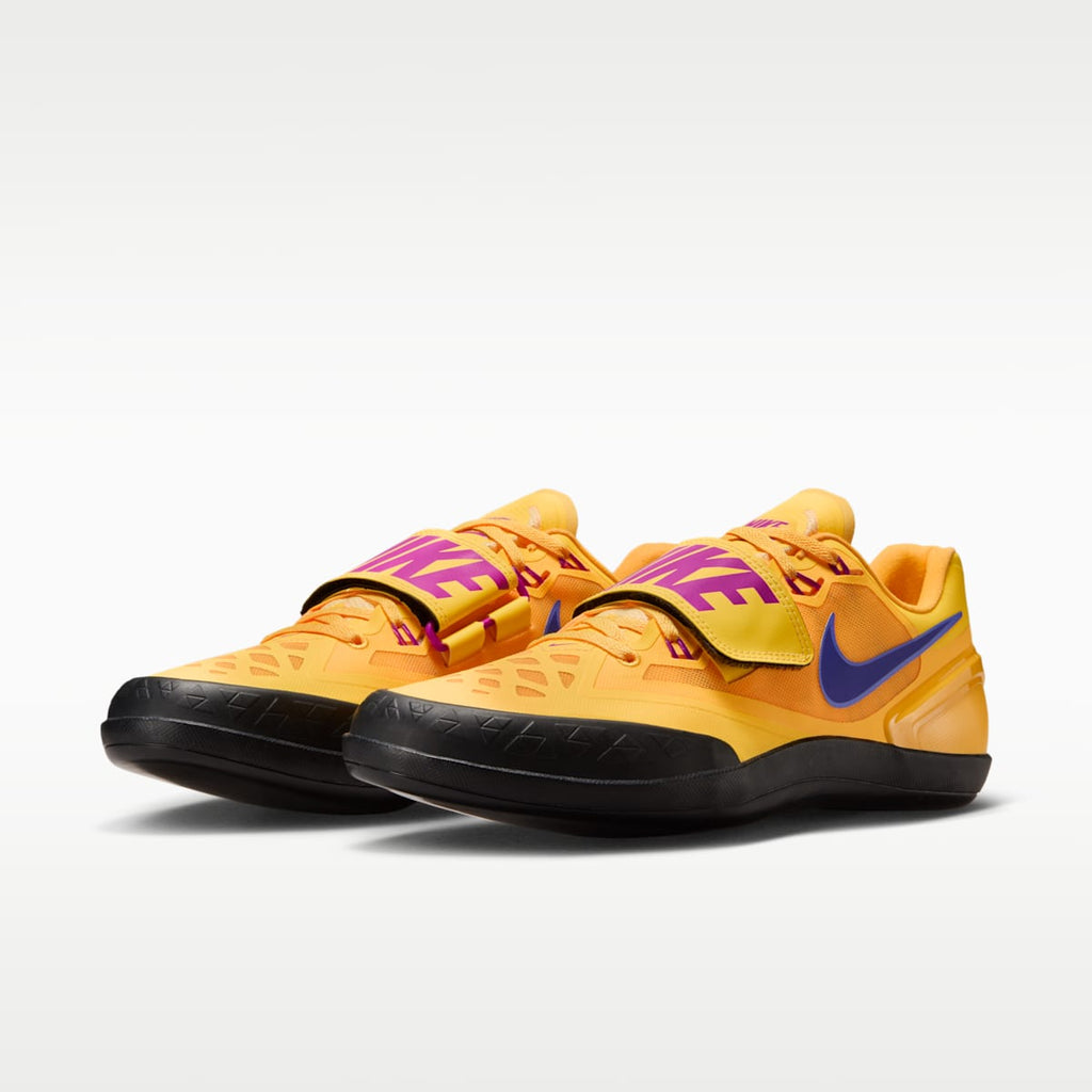 Nike Zoom Rotational 6 Track & Field Throwing Shoes - Citron Pulse/Laser Orange/Sapphire/Indigo Burst - Image 5