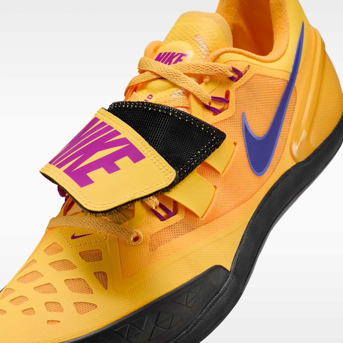 Nike Zoom Rotational 6 Track & Field Throwing Shoes - Citron Pulse/Laser Orange/Sapphire/Indigo Burst - Image 7