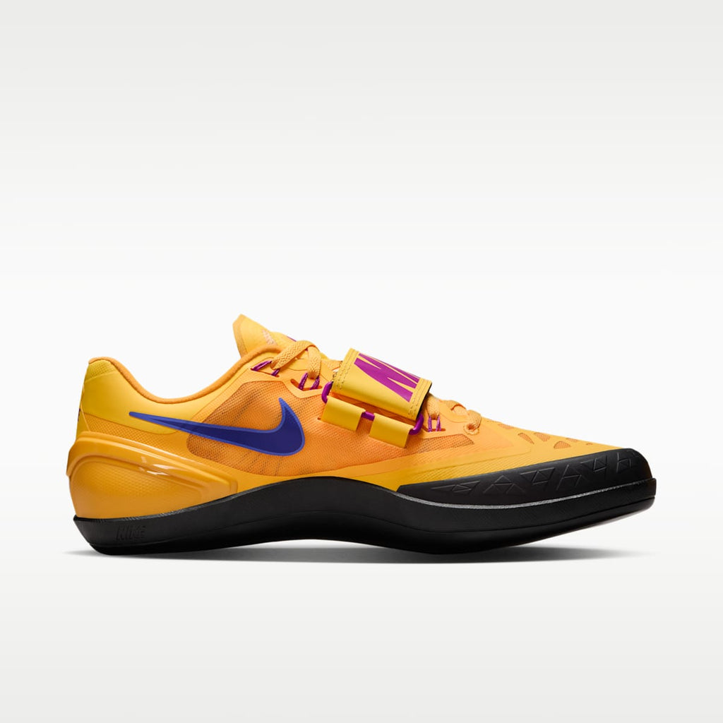 Nike Zoom Rotational 6 Track & Field Throwing Shoes - Citron Pulse/Laser Orange/Sapphire/Indigo Burst - Image 3