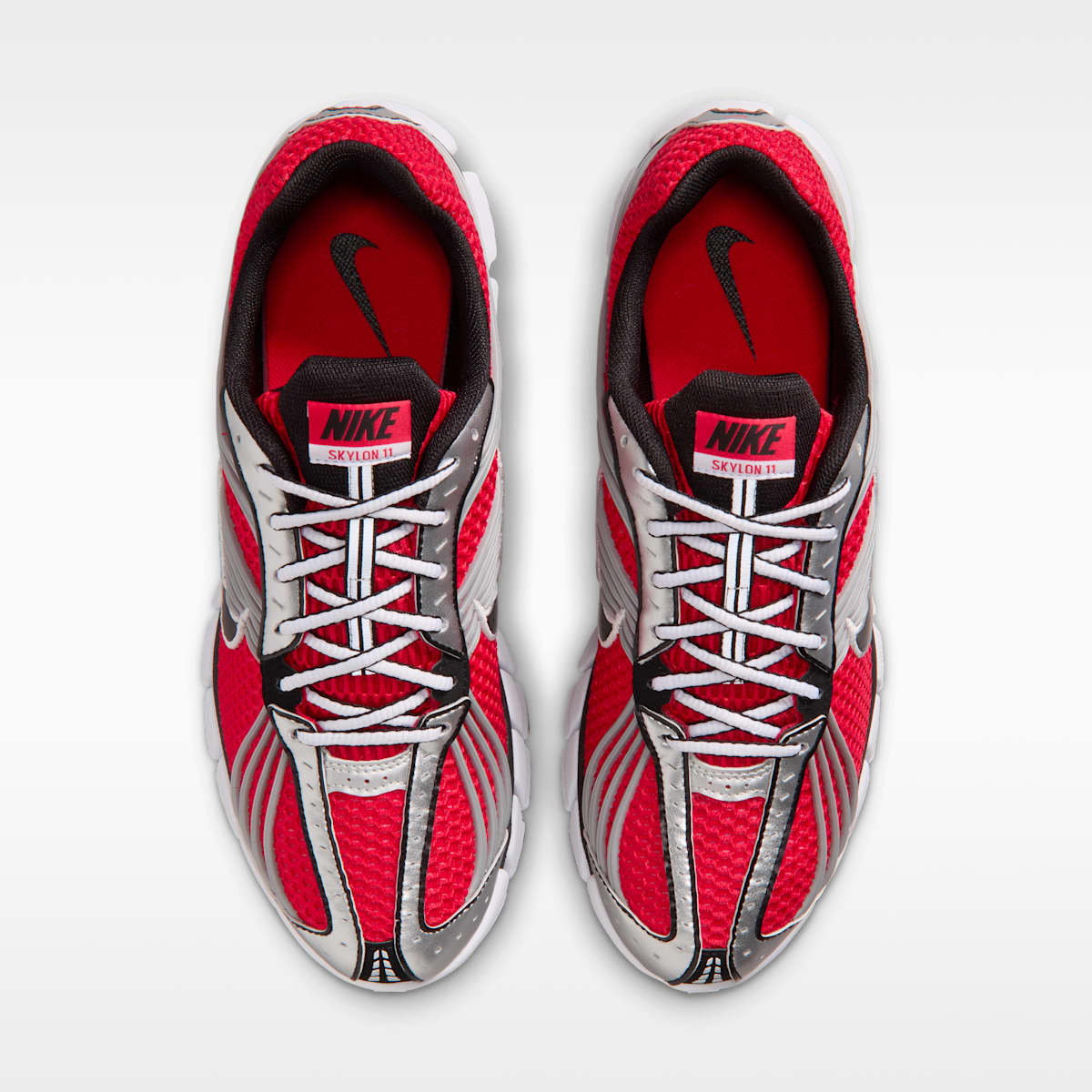 Nike Zoom Skylon 11 Men's Shoes - University Red/Metallic Silver/White/Black - Image 4