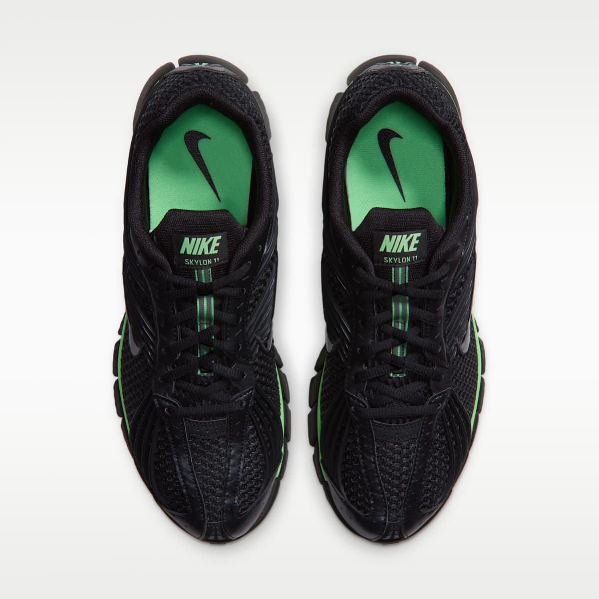 Nike Zoom Skylon 11 Men's Shoes - Black/Illusion Green - Image 4