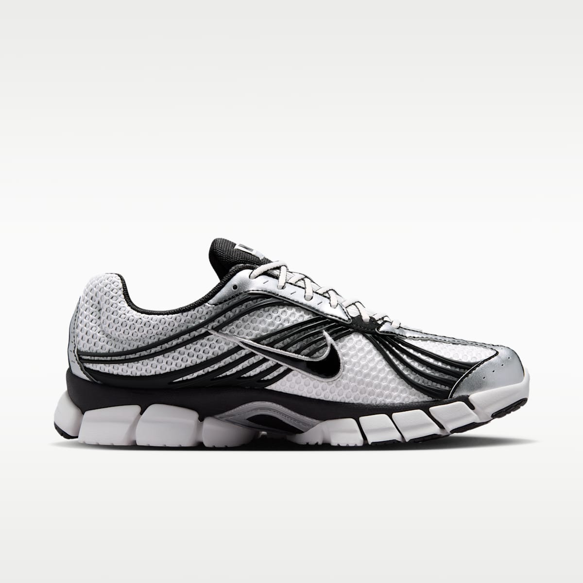 Nike Zoom Skylon 11 Men's Shoes - Summit White/Black/Light Smoke Grey/Metallic Silver - Image 3