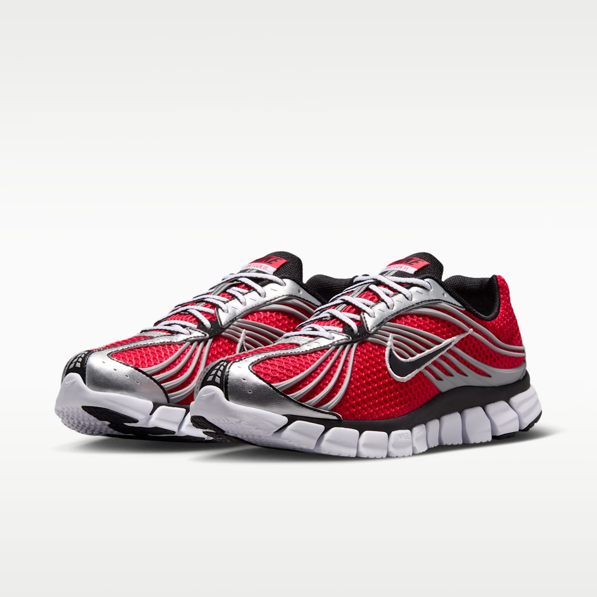 Nike Zoom Skylon 11 Men's Shoes - University Red/Metallic Silver/White/Black - Image 5