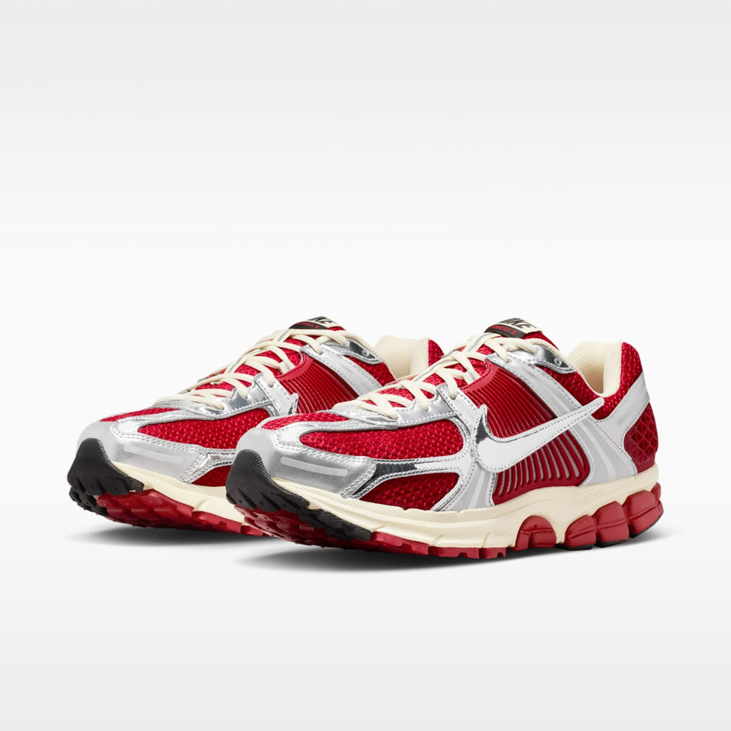 Nike Zoom Vomero 5 Men's Shoes - Gym Red/Metallic Silver/Coconut Milk/Chrome - Image 5