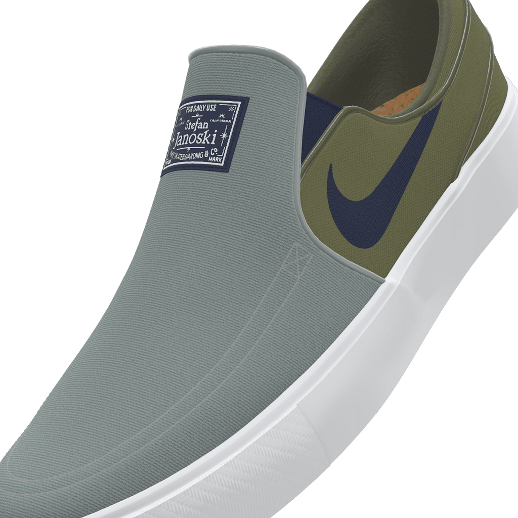 Nike SB Zoom Janoski Slip By You Custom Men's Skate Shoes - Multi-Color/Multi-Color/Multi-Color/Multi-Color - Image 7