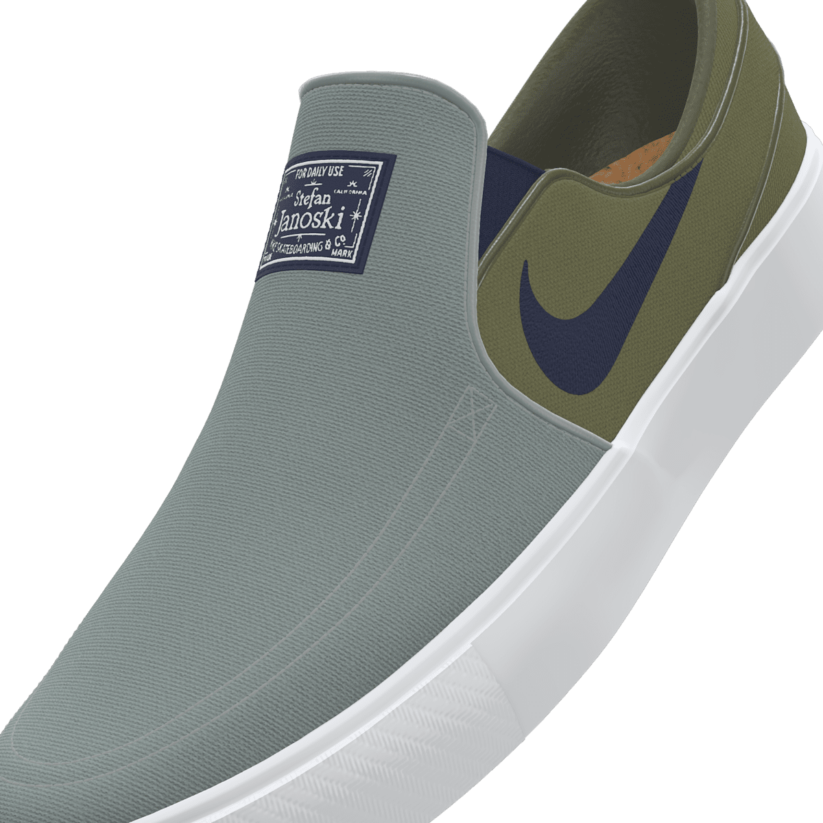 Nike SB Zoom Janoski Slip By You Custom Men's Skate Shoes - Multi-Color/Multi-Color/Multi-Color/Multi-Color - Image 7