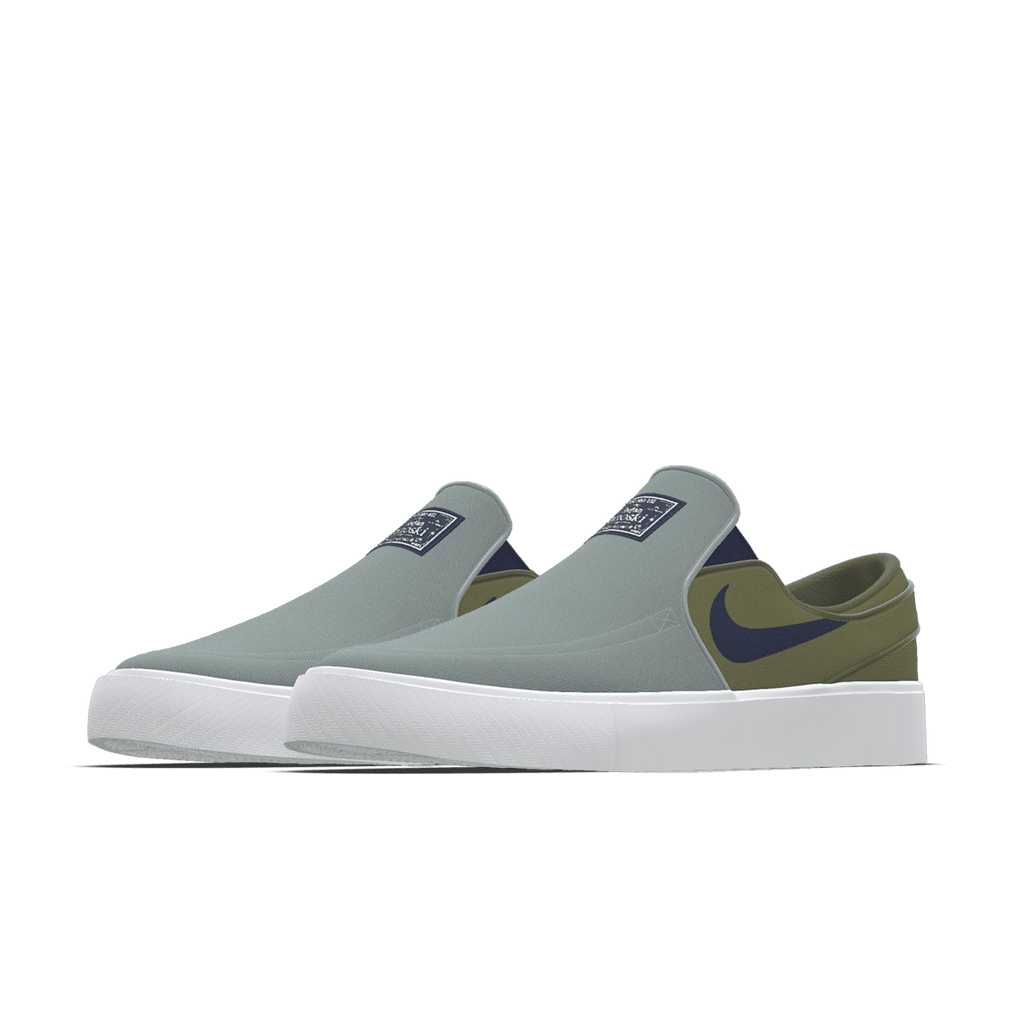 Nike SB Zoom Janoski Slip By You Custom Men's Skate Shoes - Multi-Color/Multi-Color/Multi-Color/Multi-Color - Image 2